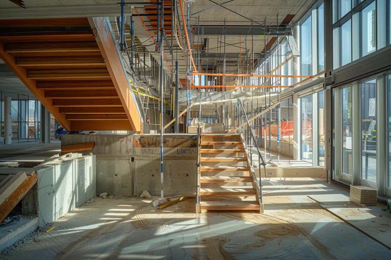 Escalier modulaire sur mesure pour chantiers modernes
