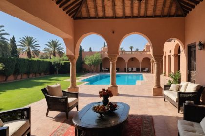 Villa élégante à vendre dans la palmeraie de Marrakech