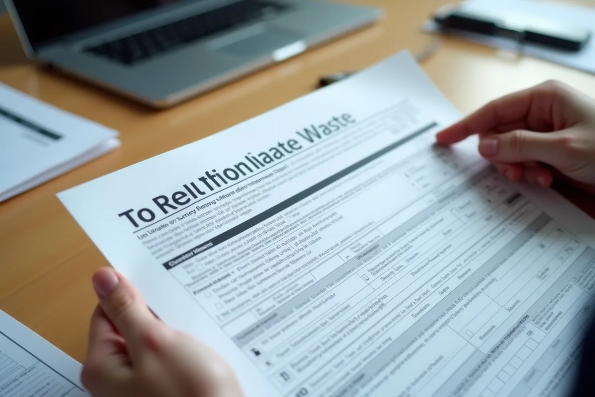 Démarches pour le remboursement de la taxe d'ordures ménagères