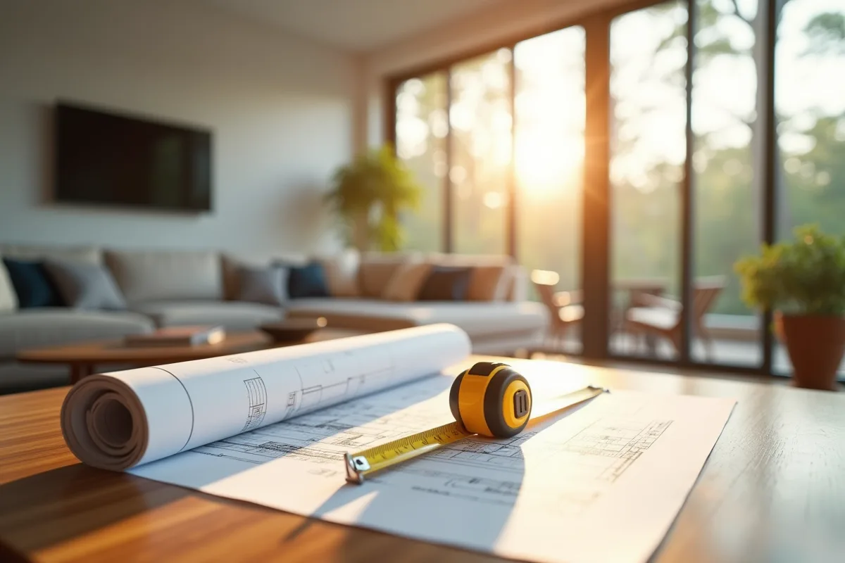 Véranda chauffée augmentant la surface habitable pour l'impôt